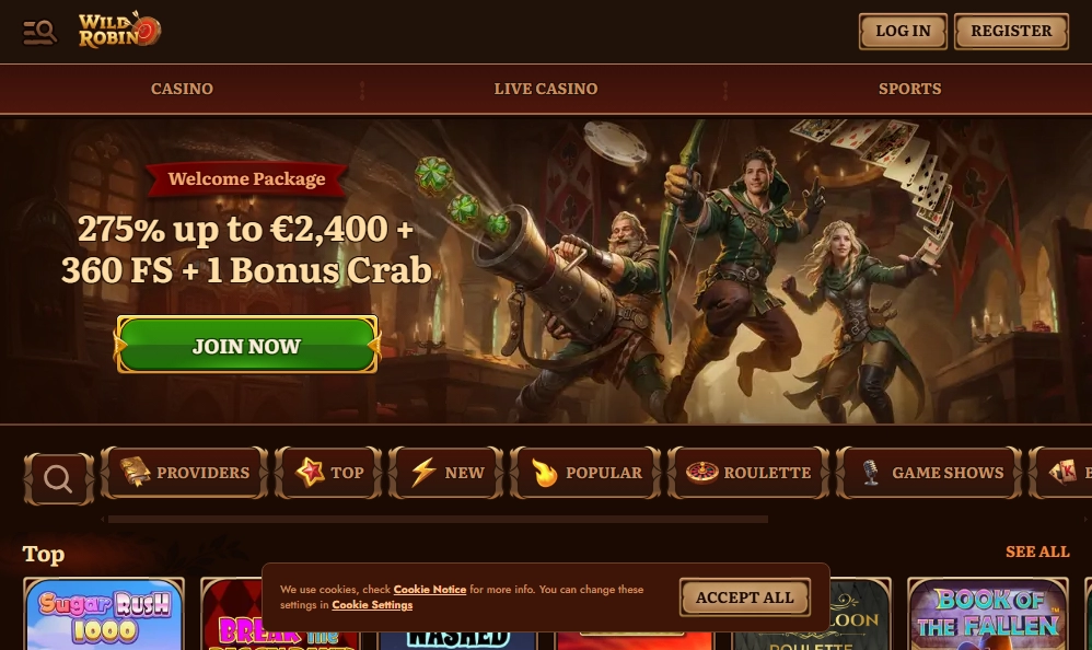 Wild Robin Casino